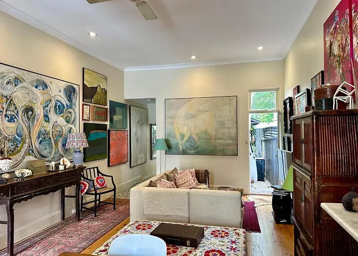 Art-Filled Designer Terrace In Chic Woollahra